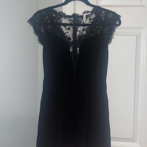 Lace black dress